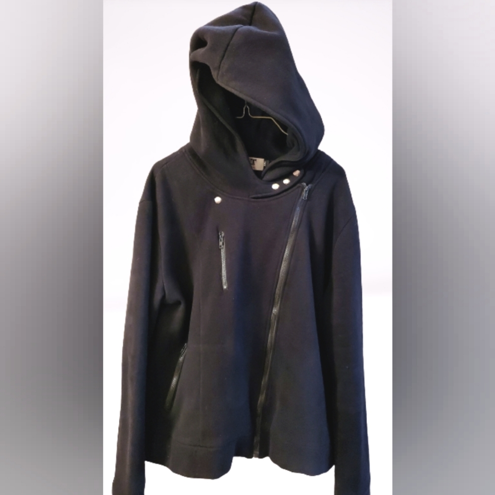 DJT Jacket with Unique Zip and Button Details
